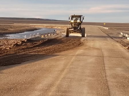 Vialidad reparó el tramo de la Ruta 40 que destrozó el agua a la altura de Las Horquetas