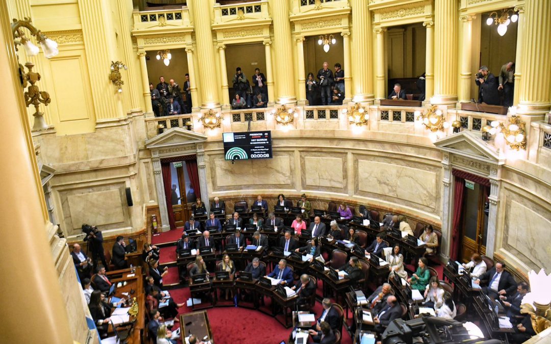 Contundente rechazo del Senado al DNU de Javier Milei sobre los fondos para la SIDE