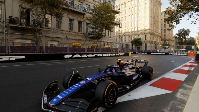 Franco Colapinto sigue haciendo historia: fue octavo en el GP de Azerbaiyán y sumó sus primeros puntos en la F1