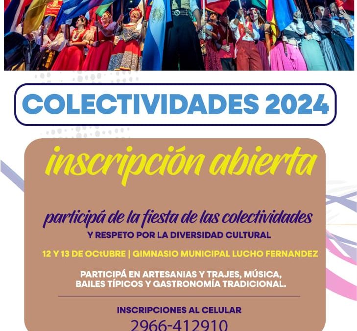 Se abrieron las inscripciones para la Fiesta de las Colectividades 2024