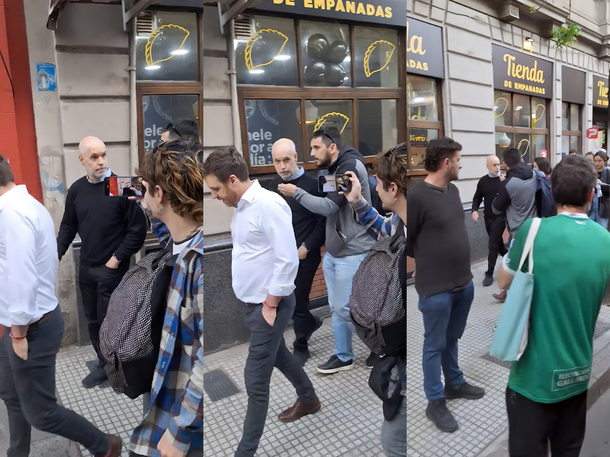 Horacio Rodríguez Larreta fue agredido en la Marcha Federal Universitaria