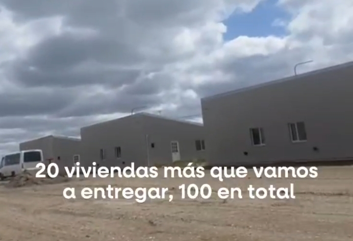 Pablo Grasso entregará 20 viviendas el lunes, completando 100 en un año y proyectando más para el año que viene