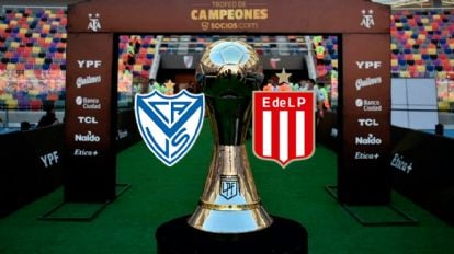 Vélez y Estudiantes se enfrentan esta noche por el Trofeo de Campeones 2024