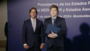 Javier Milei llegó a la cumbre del Mercosur que busca aprobar el acuerdo comercial con la Unión Europea