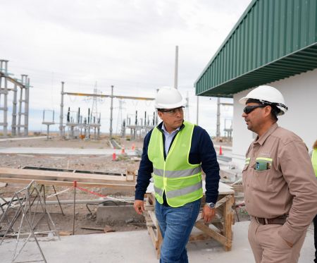 VIDAL SUPERVISÓ LA INTERCONEXIÓN ELÉCTRICA EN EL PLUMA: «Nosotros estamos haciendo lo que otros dejaron abandonado»