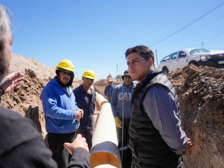 Vidal recorrió obras en Pico Truncado: «Con pertenencia y administración responsable se puede crecer»